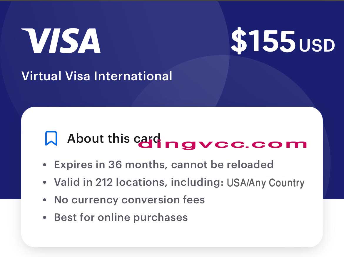 Prepaid Visa Card