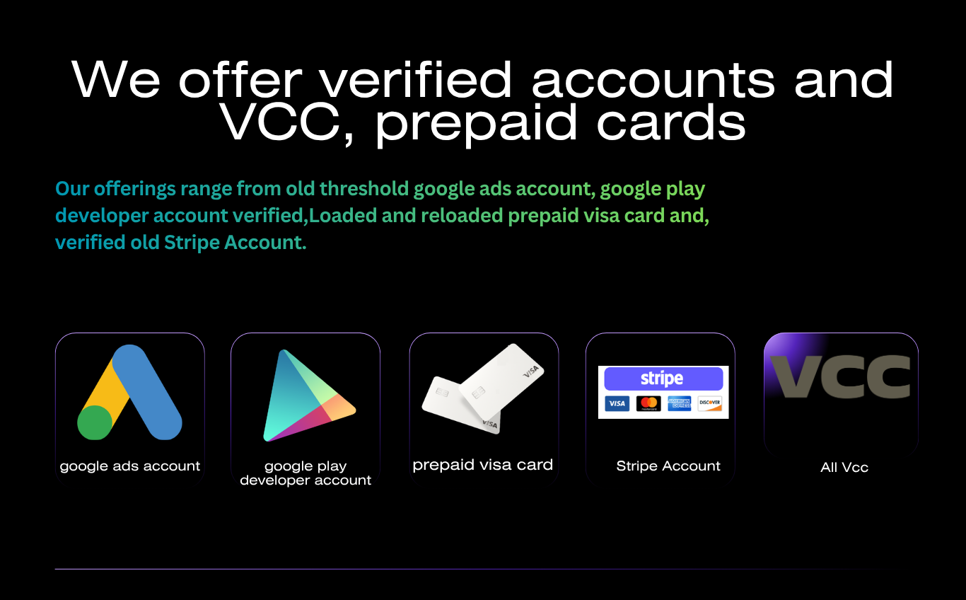 buy google play developer account,google ads account,google ads Vcc online,prepaid visa card.